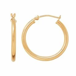 Best Sale ???? Everlasting Gold 14k Gold Tube Hoop Earrings ????