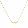Promo ???? Everlasting Gold 10k Gold Beaded Sideways Cross Necklace ???? -Everlasting Gold Shop unnamed file 123