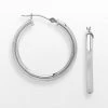 Promo ???? Everlasting Gold 10k White Gold Hoop Earrings ???? -Everlasting Gold Shop unnamed file 128