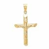 Cheapest ⌛ Everlasting Gold 14k Gold Polished Tube Crucifix Pendant Necklace ⌛ -Everlasting Gold Shop unnamed file 131