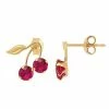Cheap ???? Everlasting Gold 10k Gold Lab-Created Ruby Cherry Stud Earrings ???? -Everlasting Gold Shop unnamed file 147