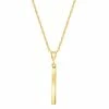 New ???? Everlasting Gold 10k Gold Square Tube Drop Pendant Necklace ???? -Everlasting Gold Shop unnamed file 158