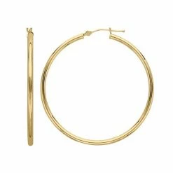 Cheap ???? Everlasting Gold 14k Gold Hoop Earrings ????