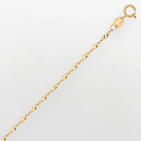 Best Sale ???? Everlasting Gold 14k Gold Singapore Chain Necklace ???? 4 Best Sale ???? Everlasting Gold 14k Gold Singapore Chain Necklace ???? - Image 2