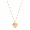 Wholesale ???? Everlasting Gold 10k Gold & Rose Gold Flower On Heart Disk "I Love You More" Pendant Necklace ???? -Everlasting Gold Shop unnamed file 204