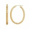 Outlet ???? Everlasting Gold 14k Gold Textured Oval Hoop Earrings ⌛ -Everlasting Gold Shop unnamed file 210