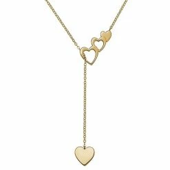 Brand new ❤️ Everlasting Gold 10k Gold Heart Lariat Necklace ????