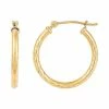 Brand new ???? Everlasting Gold 14k Gold Wheat Design Tube Hoop Earrings ⌛ -Everlasting Gold Shop unnamed file 229