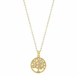 Flash Sale ⌛ Everlasting Gold 10k Gold Family Tree Pendant ????