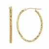 Deals ???? Everlasting Gold 10k Gold Textured Oval Hoop Earrings ???? -Everlasting Gold Shop unnamed file 238