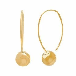 Best Sale ???? Everlasting Gold 14k Gold Wire & Ball Drop Earrings ????