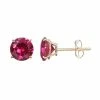 Discount ???? Everlasting Gold Gemstone Lab-Created Ruby 10k Gold Stud Earrings ???? -Everlasting Gold Shop unnamed file 249
