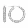 Flash Sale ???? Everlasting Gold 10k White Gold Openwork Hoop Earrings ???? -Everlasting Gold Shop unnamed file 284