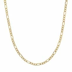 Best Sale ???? Everlasting Gold 14k Gold Hollow Figaro Chain Necklace - 24 In. ????