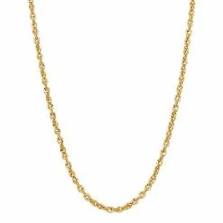 New ???? Everlasting Gold 14k Gold 2.5 Mm Rope Chain Necklace ⭐