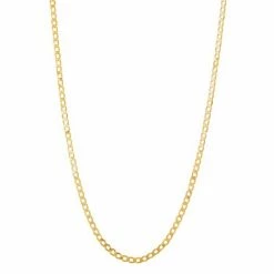 Brand new ???? Everlasting Gold 10k Gold 1.85 Mm Solid Curb Chain Necklace - 22 In. ⌛