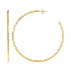 Hot Sale ✨ Everlasting Gold 14k Gold 60 Mm Tube Hoop Earrings ????