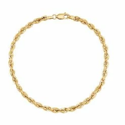 Wholesale ???? Everlasting Gold 10k Gold Hollow Glitter Chain Bracelet ????