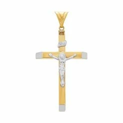 Cheapest ???? Everlasting Gold 10k Gold Crucifix Charm ????