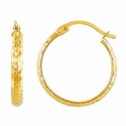 Outlet ???? Everlasting Gold 10K Gold Flex Bangle & ???? Hammered Hoop Earring Set ???? -Everlasting Gold Shop unnamed file 362