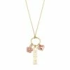 Wholesale ???? Everlasting Gold 10k Yellow & Rose Gold Two-Tone "Love", Rose, & Heart Charm Necklace ???? -Everlasting Gold Shop unnamed file 383
