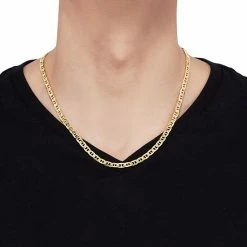 Flash Sale ✔️ Men's Everlasting Gold 10k Gold 5.5 Mm Mariner Chain Necklace ???? -Everlasting Gold Shop unnamed file 390