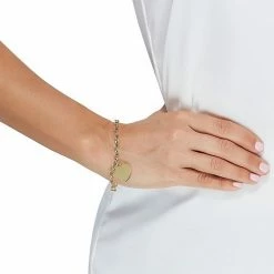 Brand new ???? Everlasting Gold 10k Gold Heart Charm Chain Bracelet ???? -Everlasting Gold Shop unnamed file 396