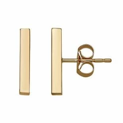 New ???? Everlasting Gold 14k Gold Stick Stud Earrings ????