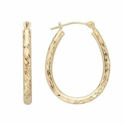 Coupon ⭐ Everlasting Gold 10k Gold Textured Pear Hoop Earrings ????