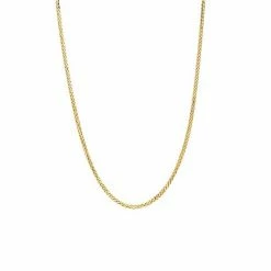 Brand new ???? Everlasting Gold 14k Gold 2.7 Mm Hollow Square Wheat Chain Necklace - 22 In. ????