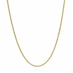 Budget ???? Everlasting Gold 10k Gold Hollow Glitter Rope Chain Necklace ????